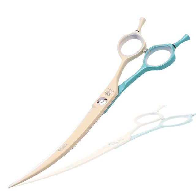 Fenice Colorful Professional Curved Grooming Scissors FEMC - FENICE TOTEM